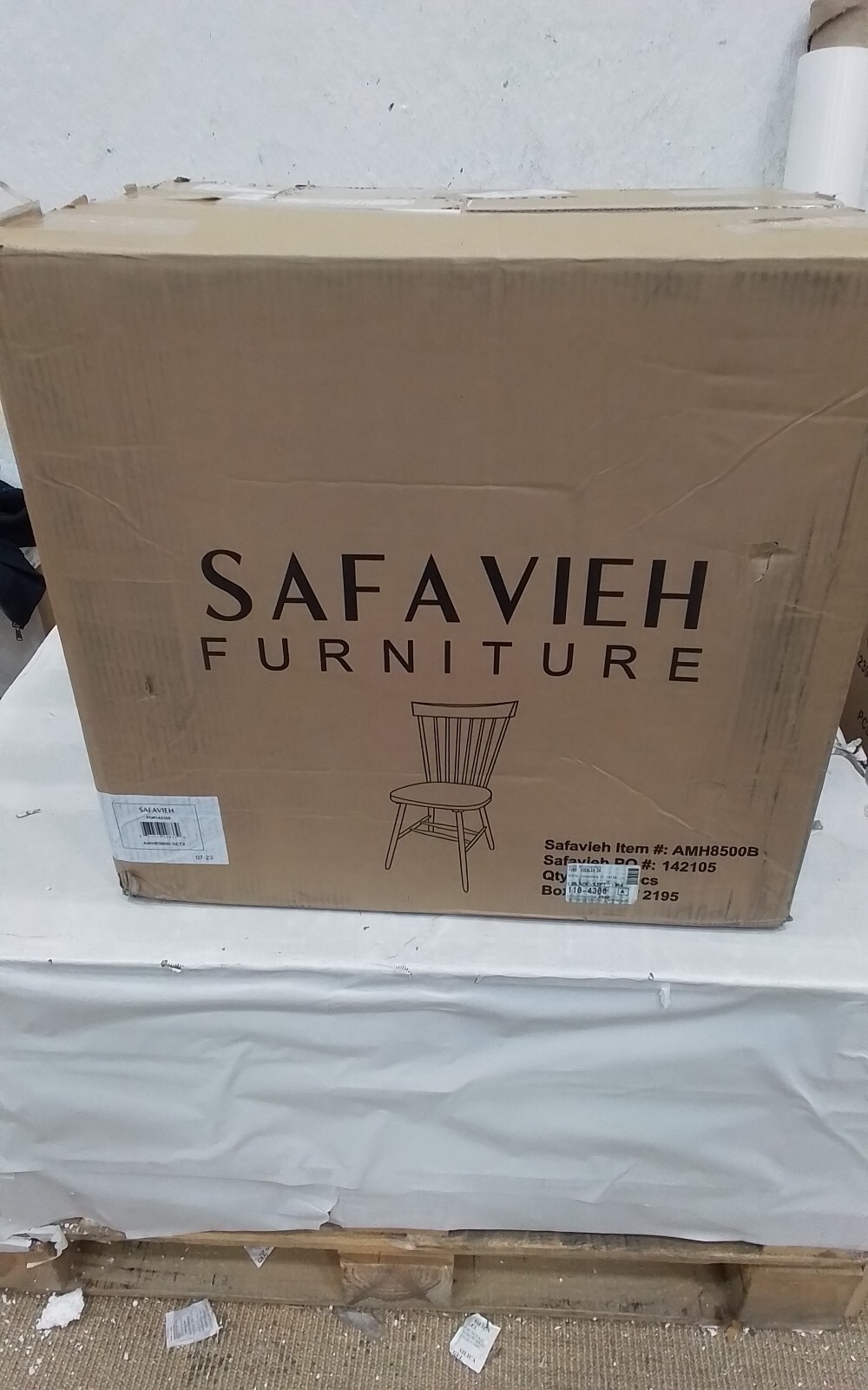 Safavieh PARKER SPINDEL SIDE CHAIR, Reduced Price 2172731395 AMH8500B