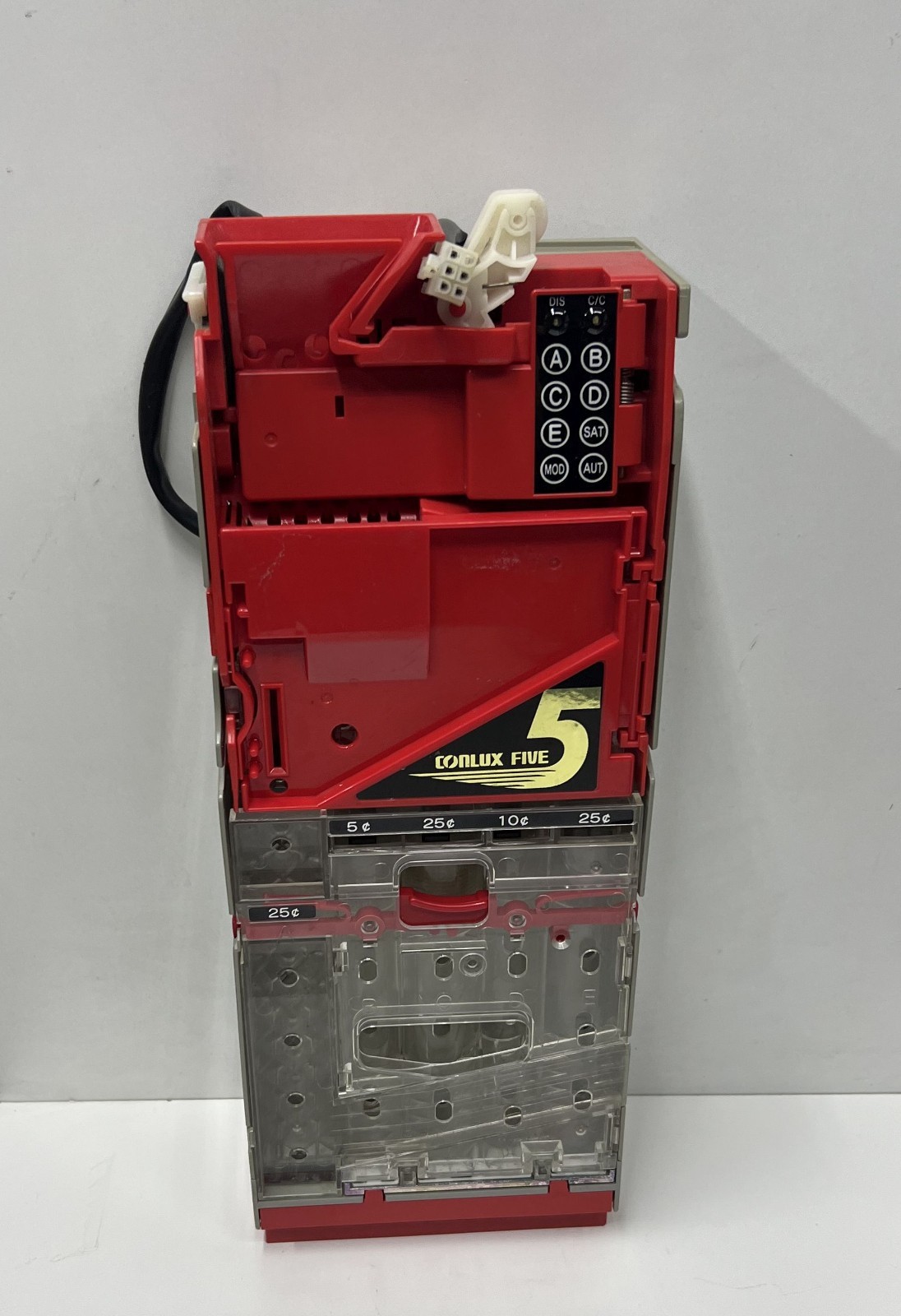 Conlux CCM5 MDB Coin Acceptor Coin Mech .25 .5 .25 .10 .25