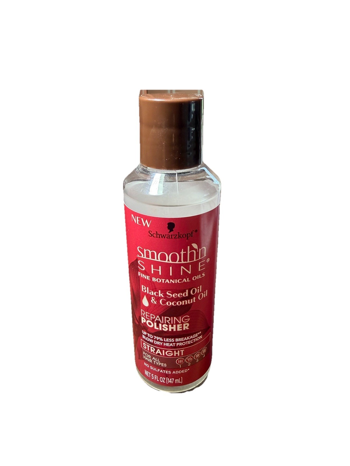 Schwarzkopf Smooth N Shine Black Seed & Coconut Oil Repairing Polisher 5oz