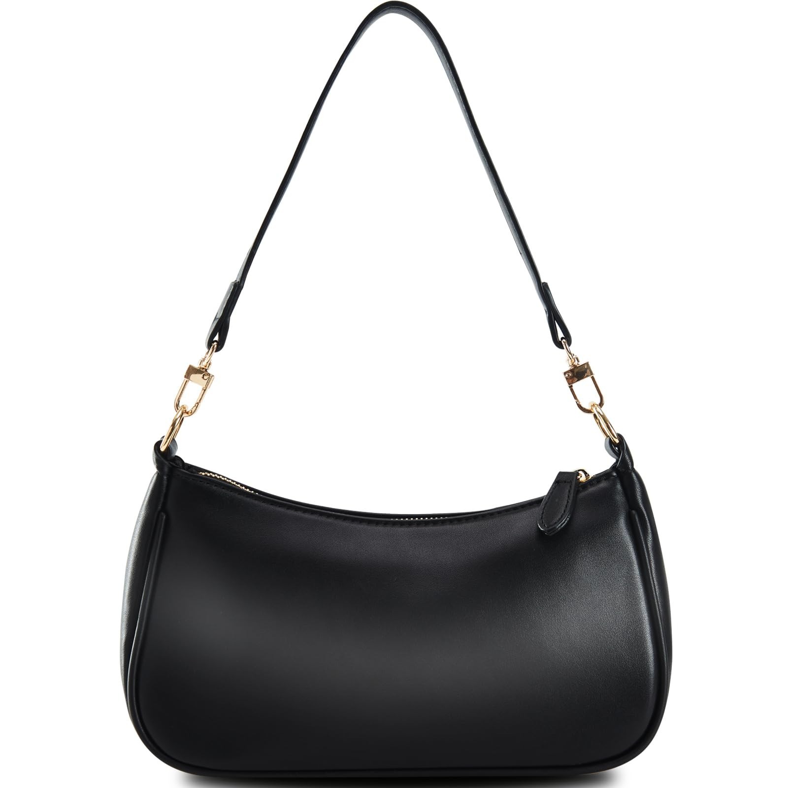 Small Cresent Shoulder Bags Crossbody Purses for Women Vegan Leather Handbag ...
