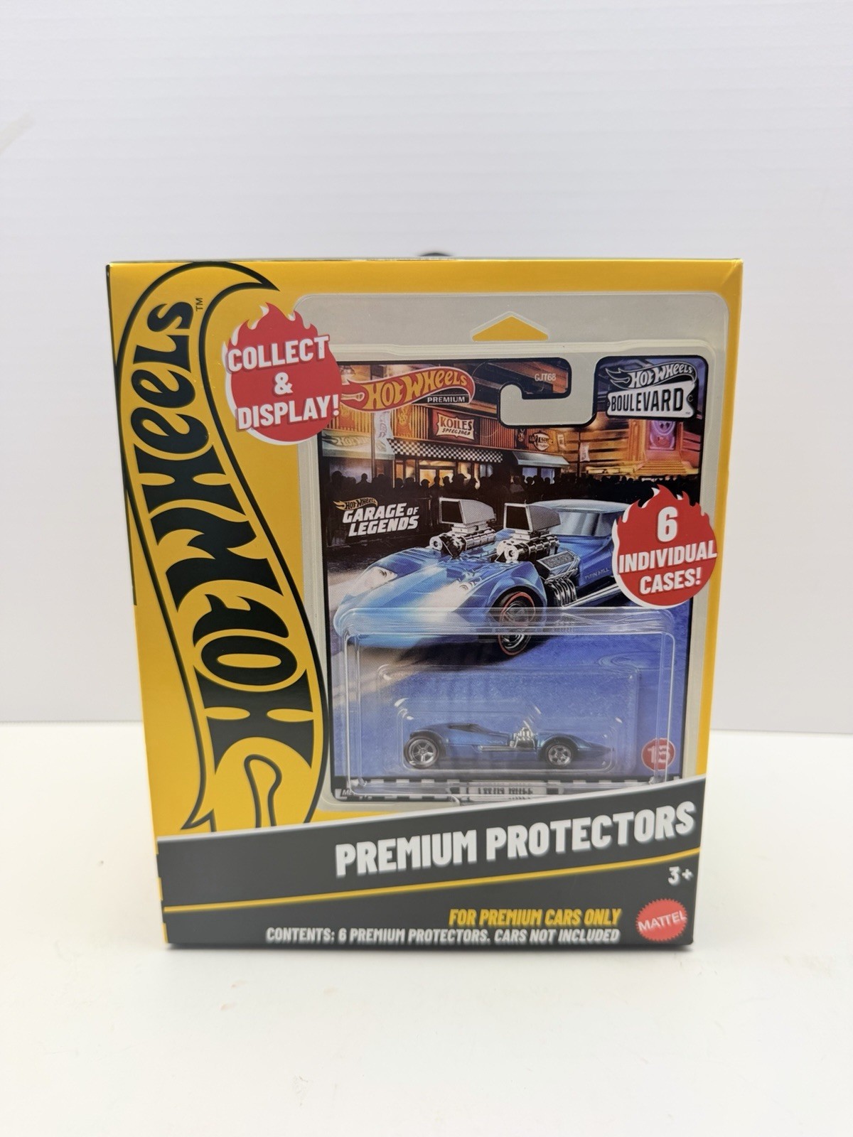 Hot Wheels Legends Tour Premium Protectors 6 Cases Collect Display Storage NEW