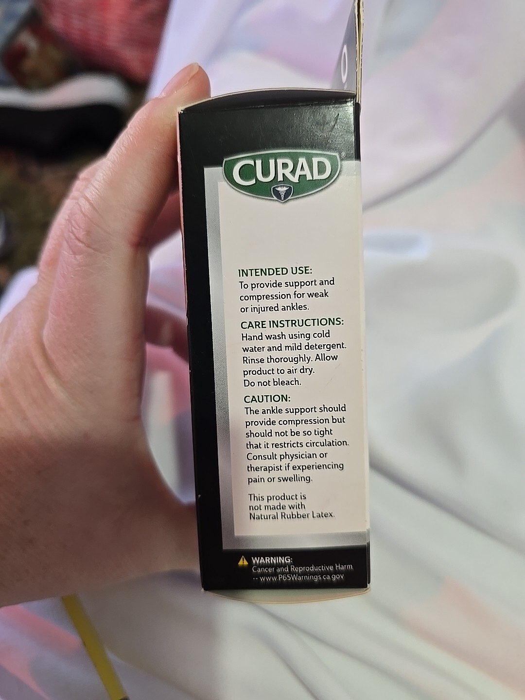 CURAD - ANKLE SUPPORT - ELASTIC PULL-OVER WITH OPEN HEEL - FLEX SUPPORT - NEW!!