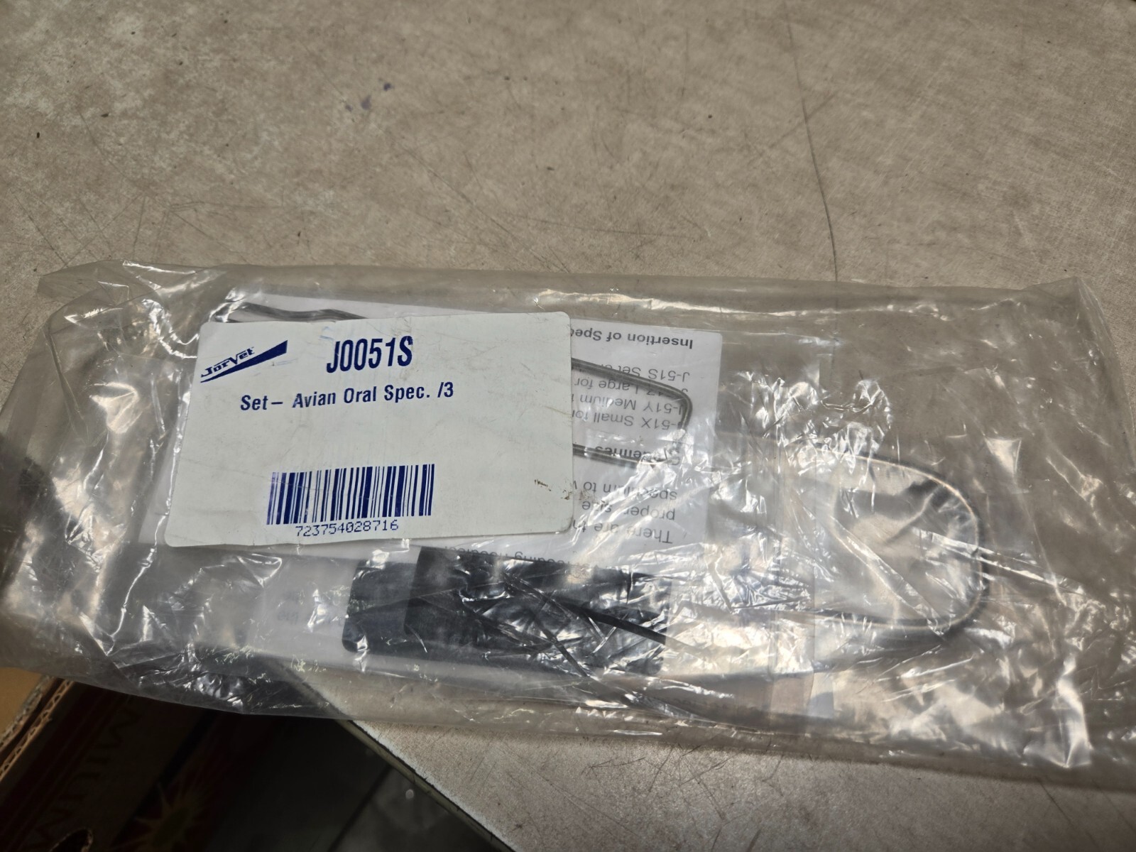 JORVET SET AVIAN ORAL SPEC /3 J0051S Still sealed