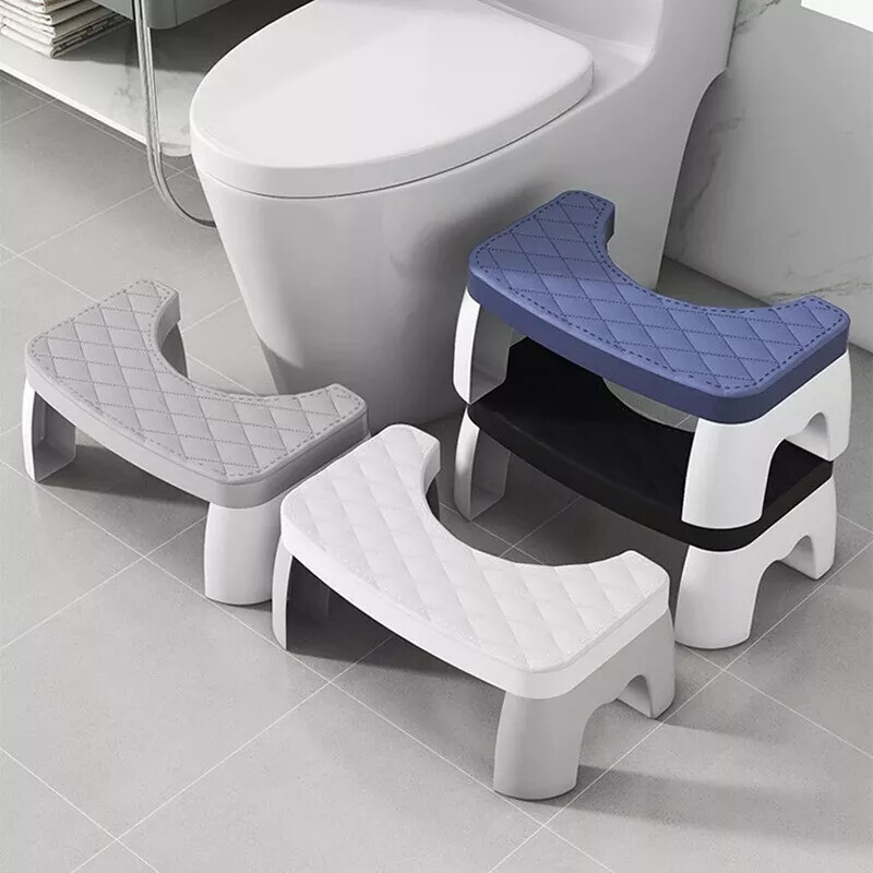 1 PCS Toilet Squat Stool Removable Non-slip Toilet Seat Stool Portable Squat