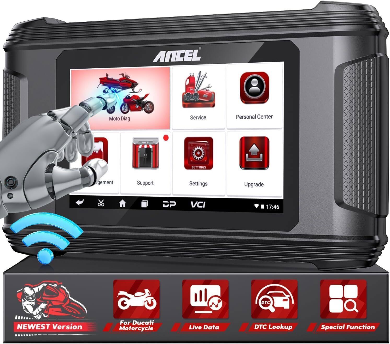 Fit For Ducati Motorcycle OBD2 Diagnostic Tool All System Scanner Service Reset