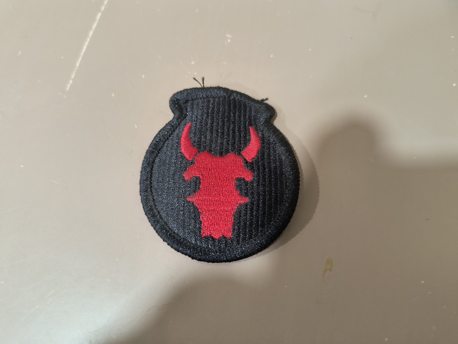 34th Infantry Division White Back Patch WWII Vintage Africa Anzio Italy