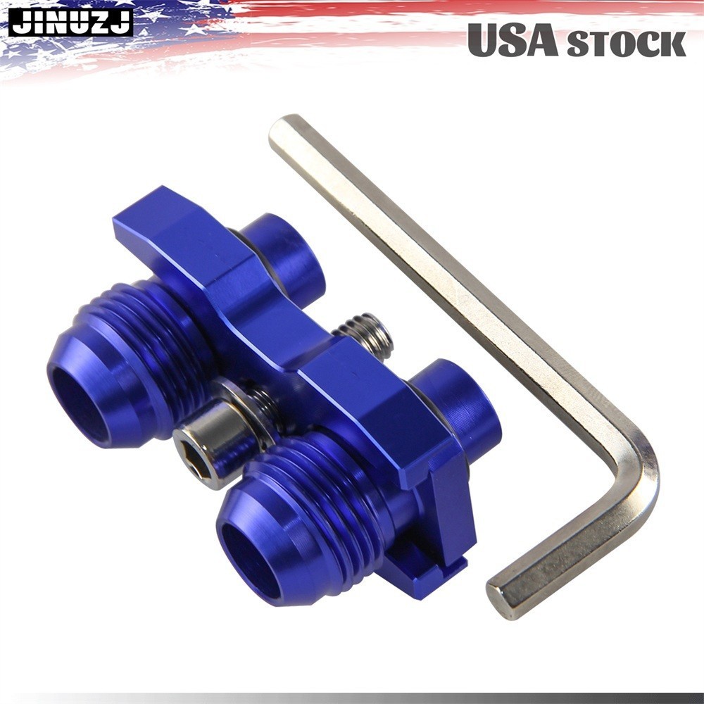 AN10 Oil Cooler Adapter Fitting For BMW E36 E46 E82 E9X 135/335 E46 M3 E90 Blue