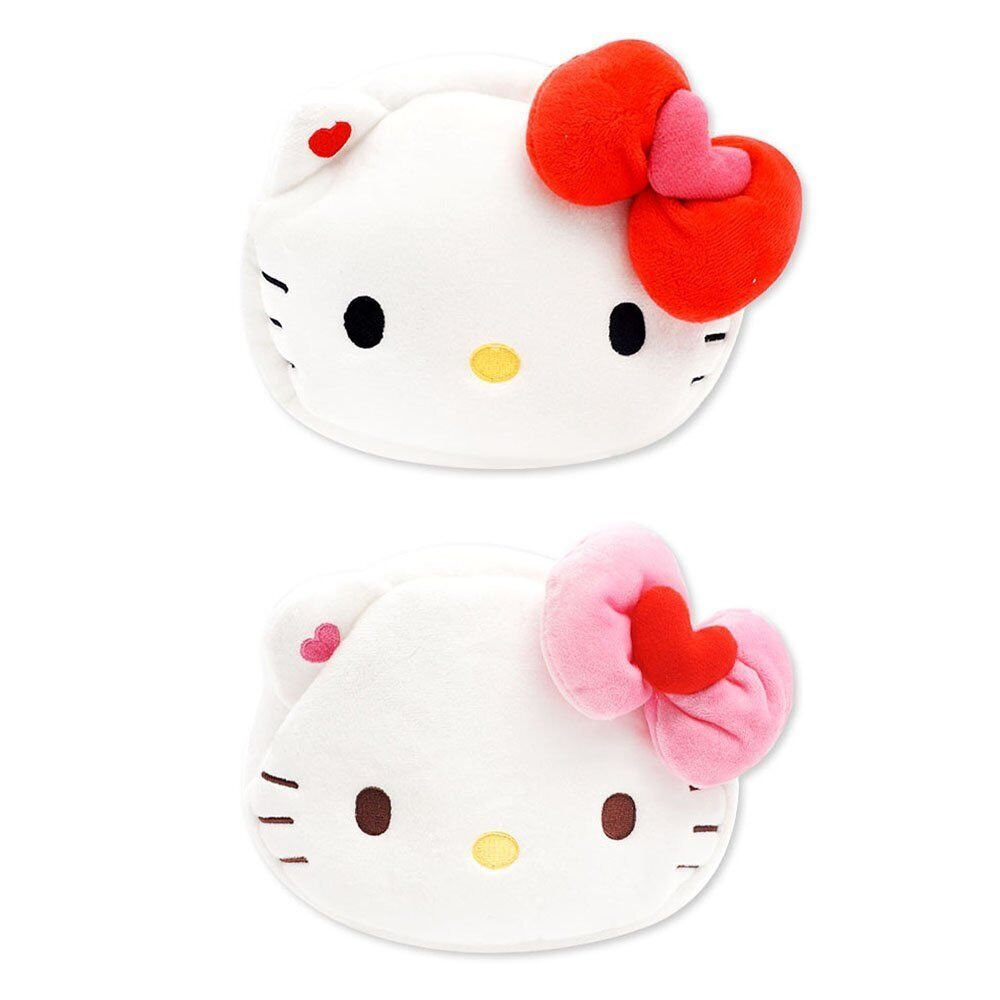 Hello Kitty Cute Face Plush Crossbody Bag Sanrio Friends Plush Pouch Bag  Purse