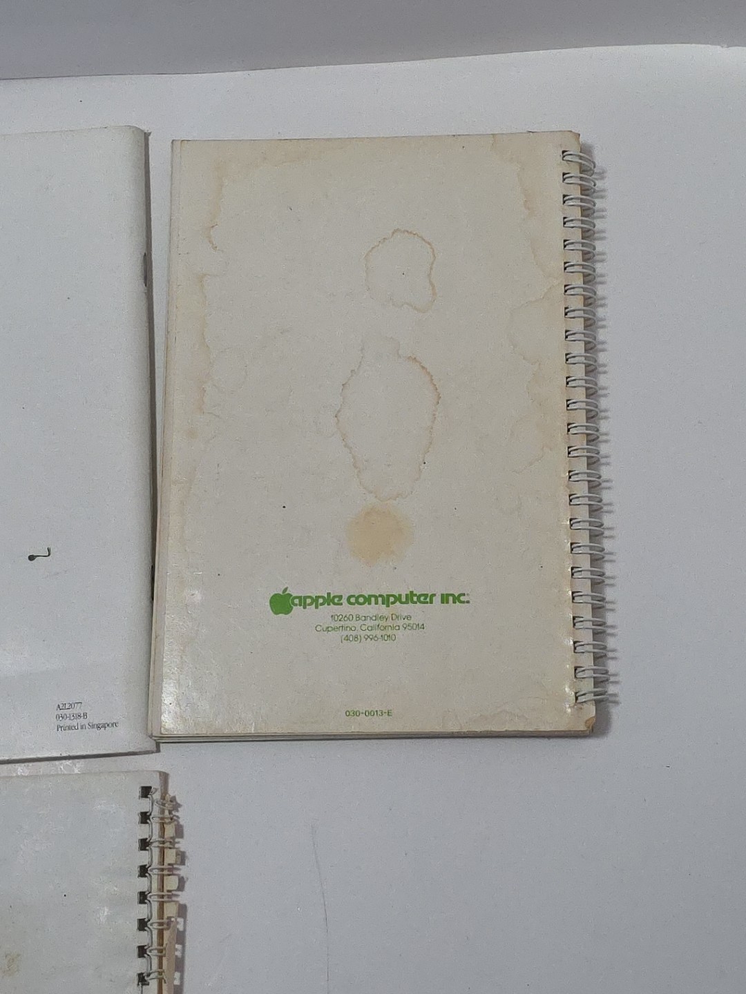 Lot of 5 Apple II Reference Manuals, DOS, AppleSoft, BASIC, Parallel Interface