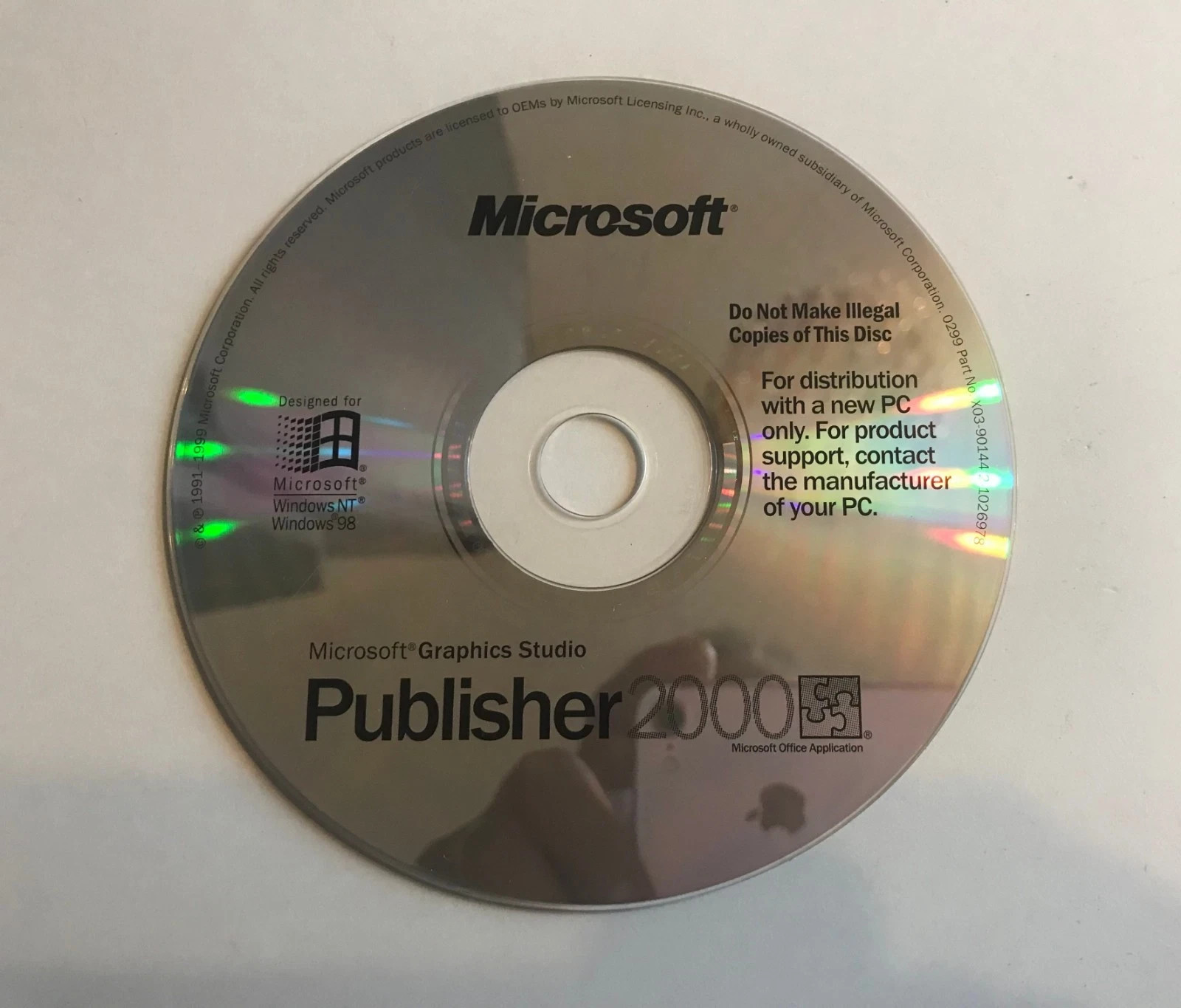 Microsoft Graphics Studio Publisher 2000 (No Product Key)