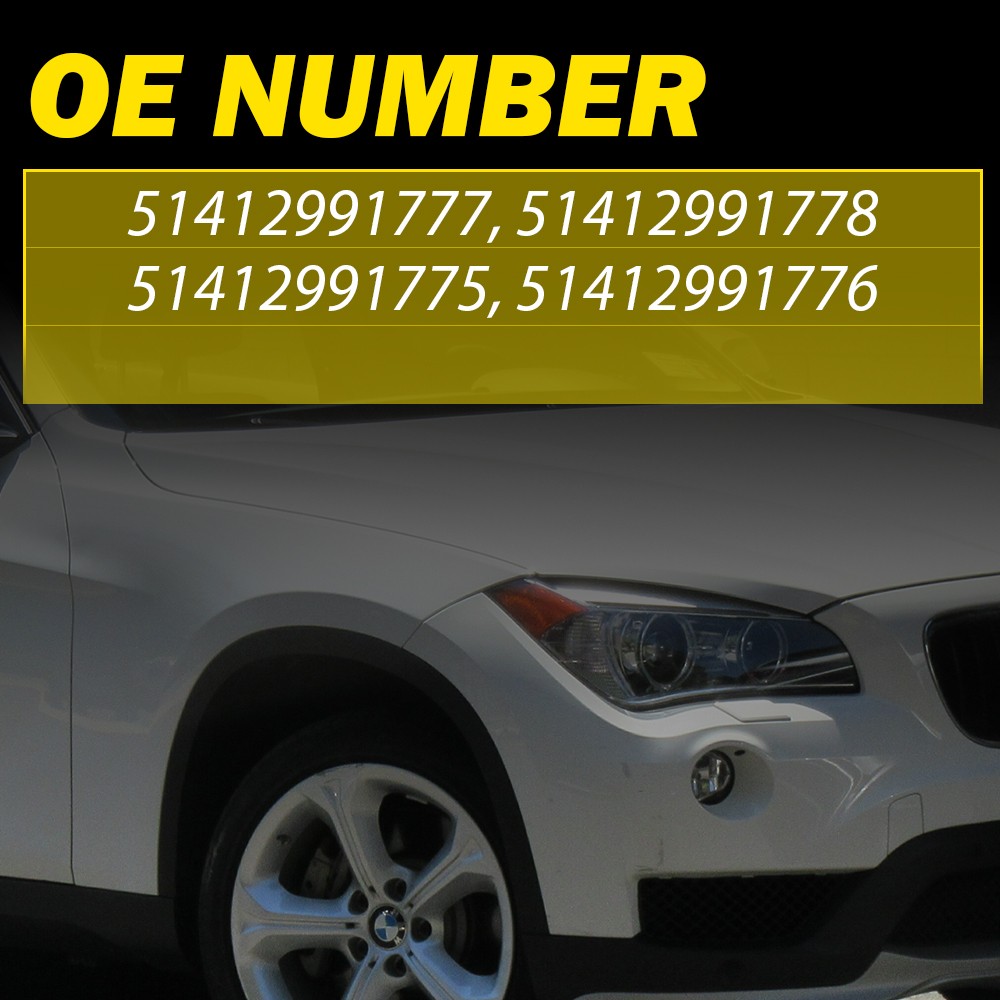2X Passenger Driver Side Inner Handle Door Pull Panel Trim Fit 09-15 BMW X1 E84