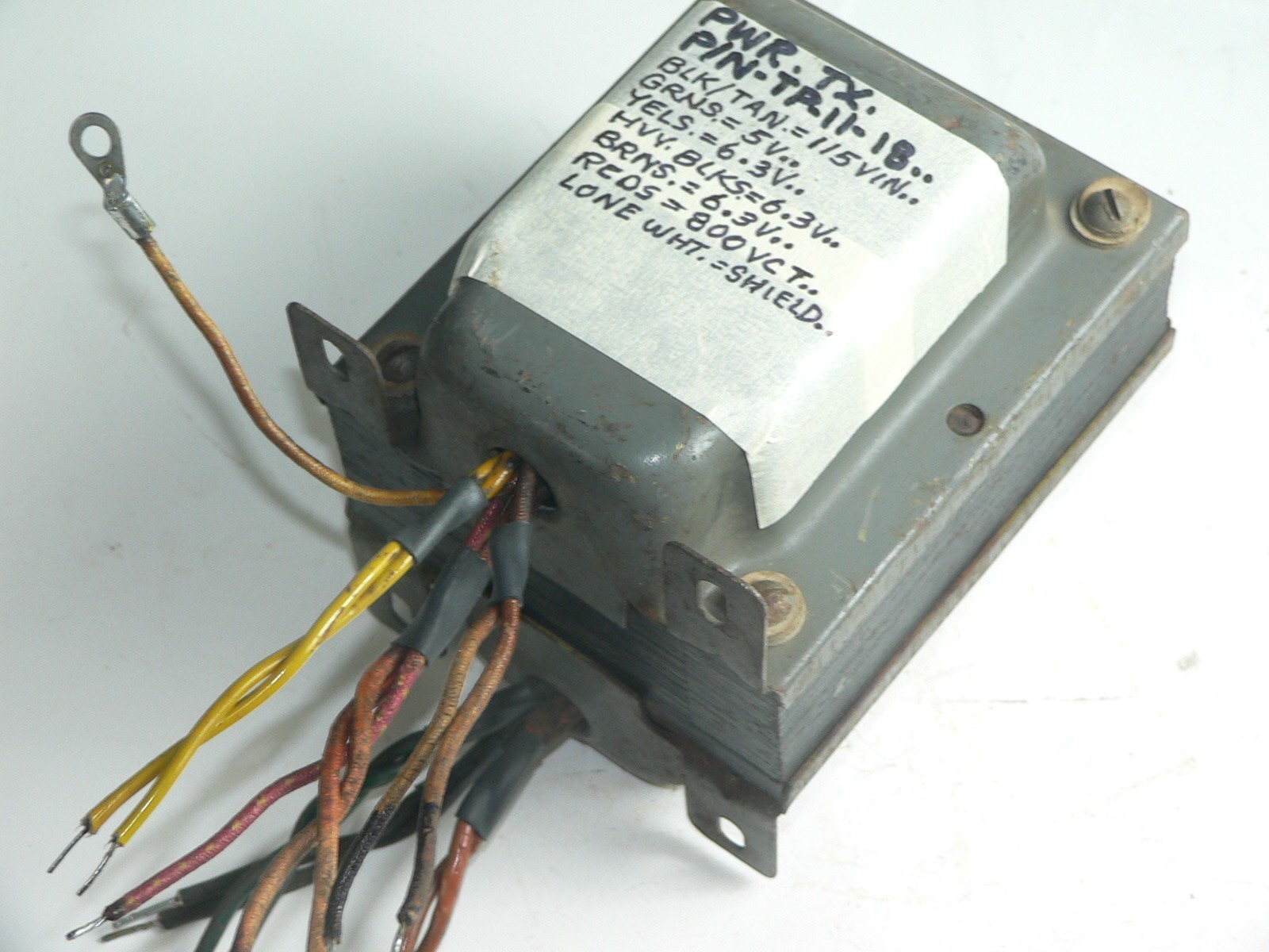1  TP-11-18  Power Transformer--Tests good