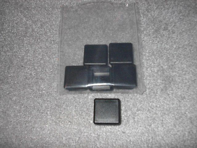 ATARI ASTEROIDS COCKTAIL ARCADE VIDEO GAME REPLACEMENT PLASTIC FINISH/ END PLUGS
