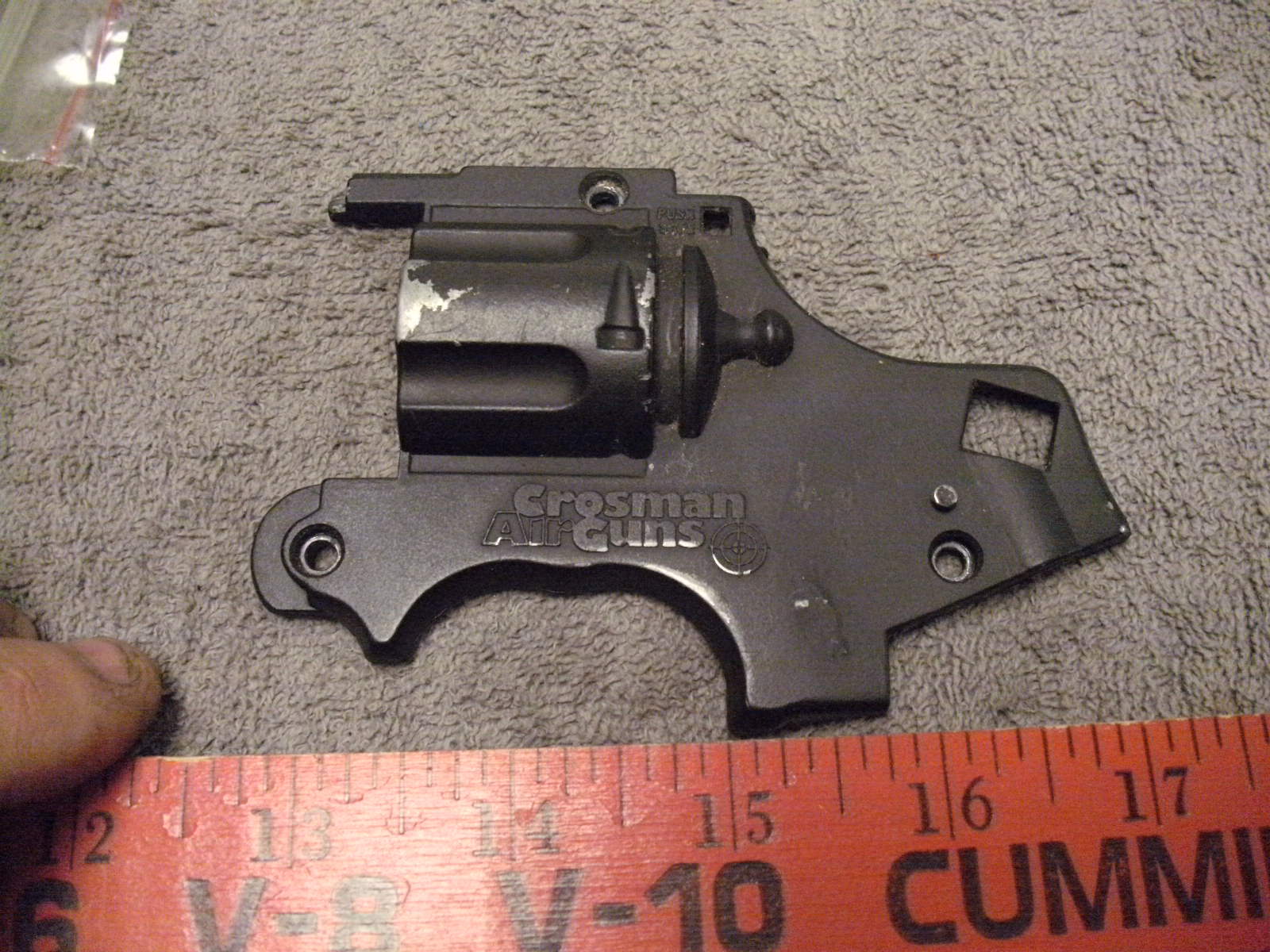 Crosman 357 .177 cal Pellet Pistol  Left Side Plate with Upper Trigger Guard