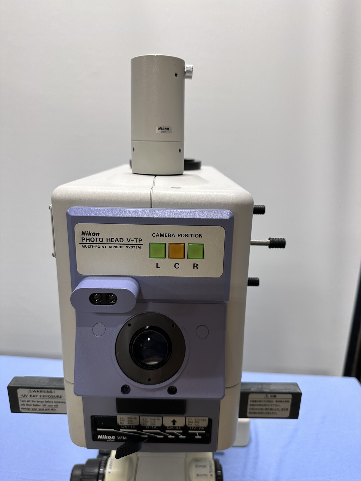 Nikon Eclipse E800 E800M Microscope, VFM, Photo Head V-TP VTP, C-LP CLP