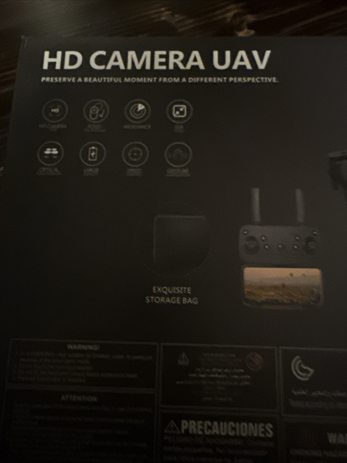 E88 Foldable HD Camera Drone, Avoidance, 3D, Optical Flow, Remote/App Control