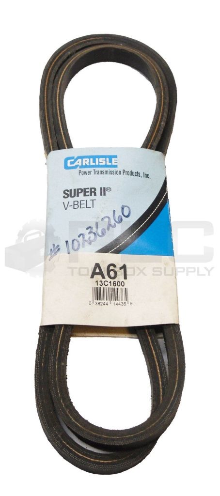 NEW CARLISLE A61 SUPER II V-BELT 13C1600