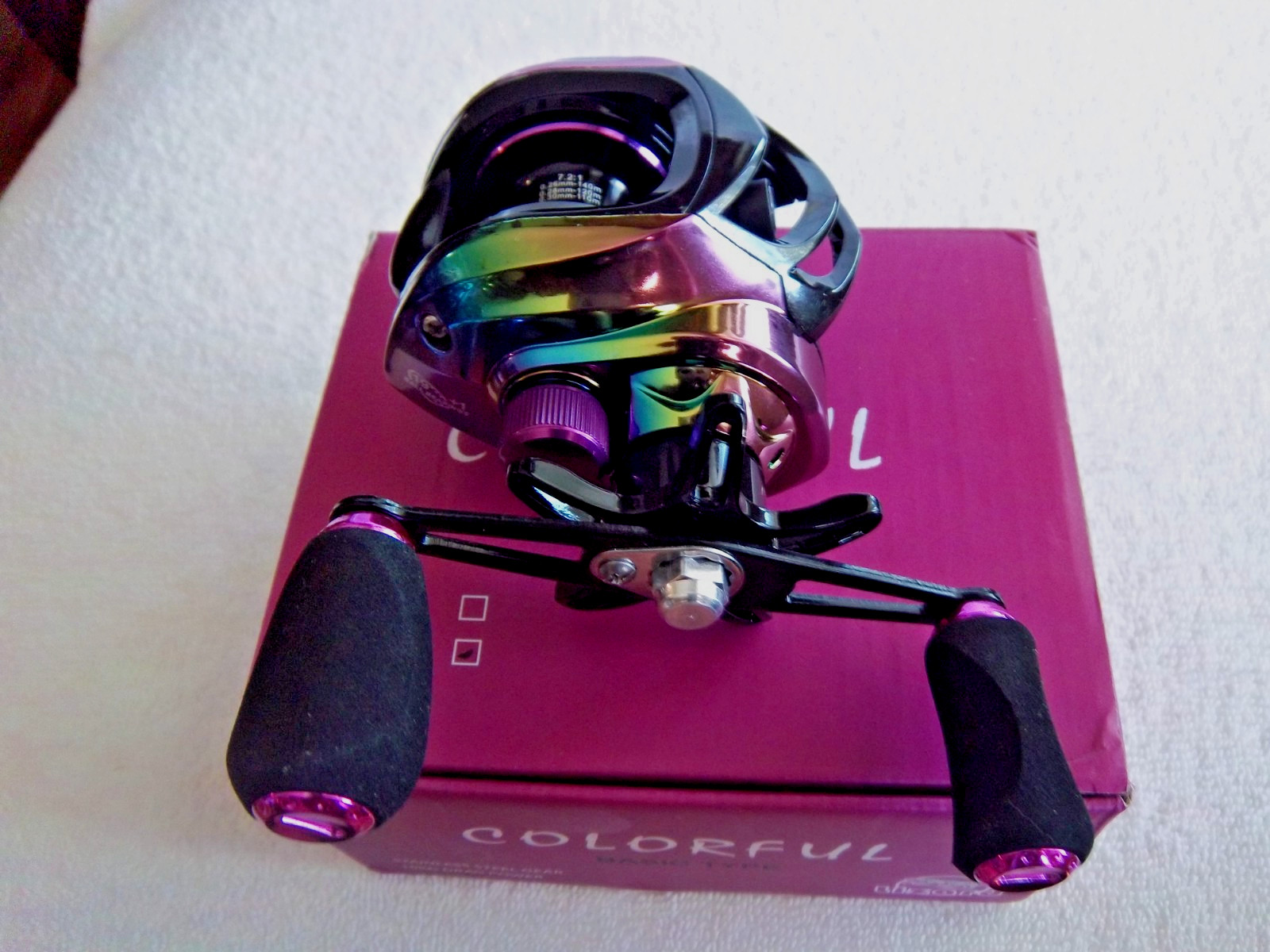 Baitcasting Reel 7.2:1 High Speed Fishing Reel Saltwater or Freshwater BEAUTIFUL