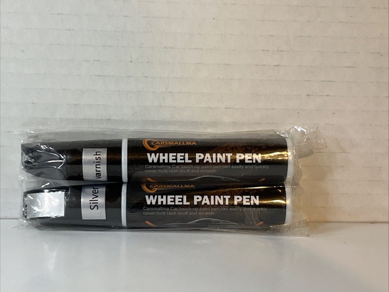 Black Rim Touch Up Paint,Car Wheel Paint for Rims Scratch Repair Black+Varnish