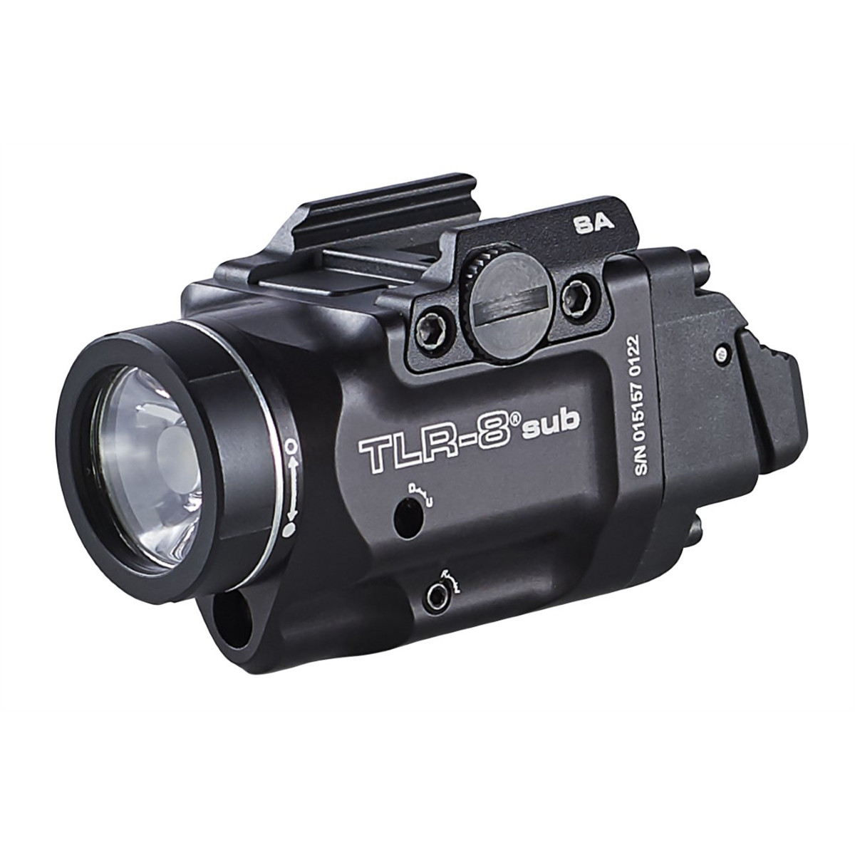 Streamlight TLR-8 sub Rail Mounted Tactical Light with Red Laser for GLOCK 43X/4