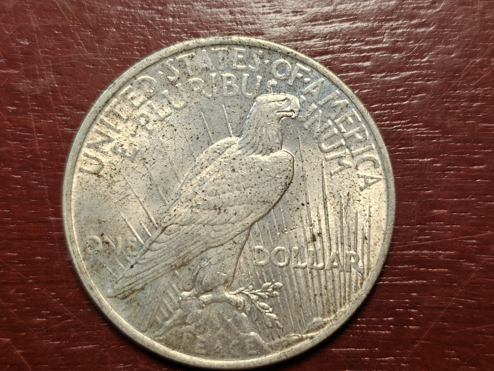 1923 Peace Silver Dollar, XF-AU, Below melt! Stk 0042