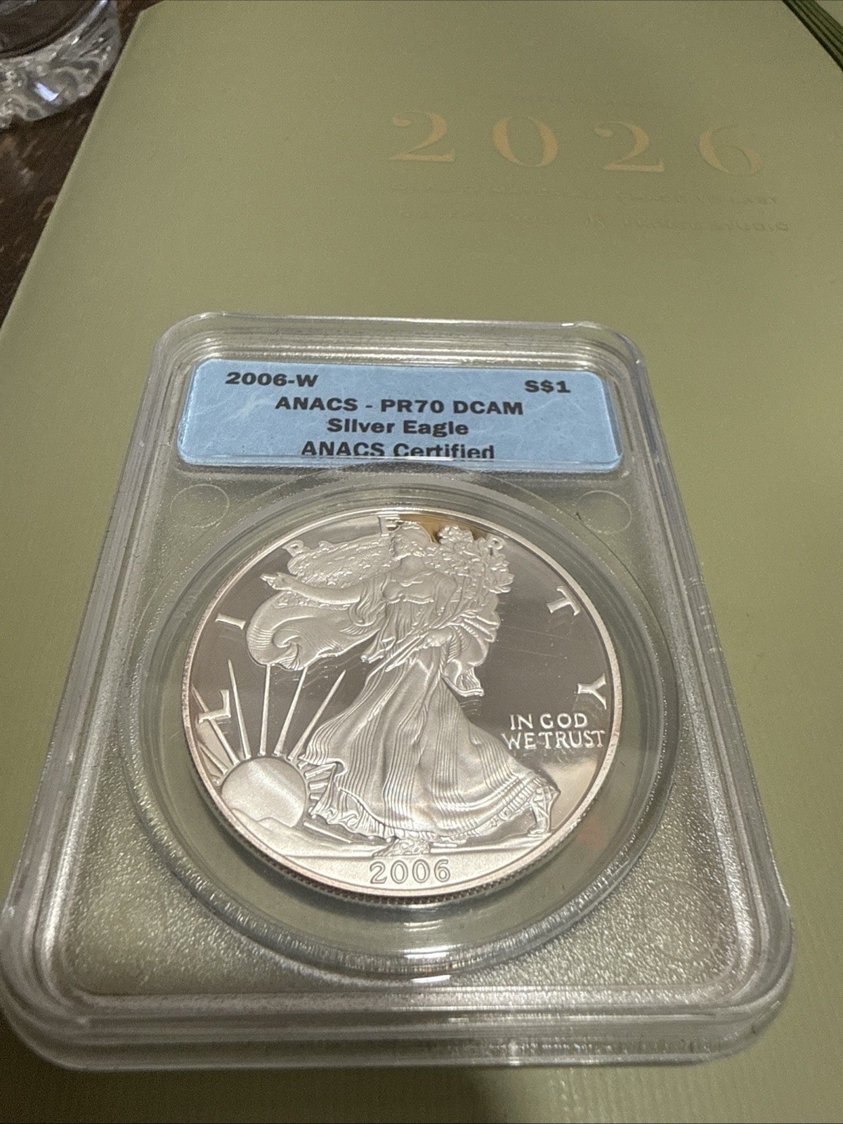 2006-W SILVER EAGLE ANACS PR70DCAM