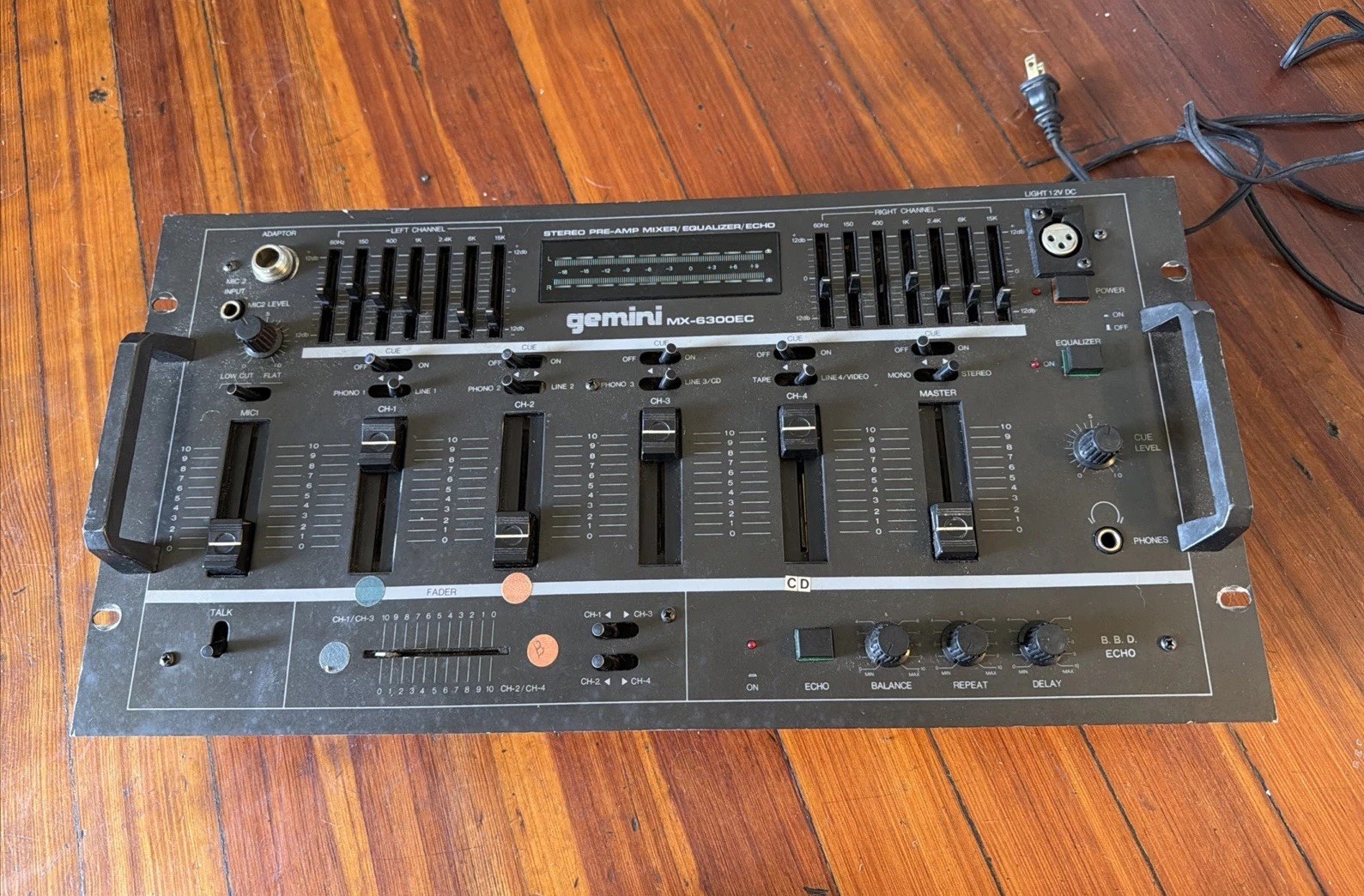 GEMINI MX-5400 EC Stereo“PRE-AMP” Mixer / Equalizer / ECHO SUPER RARE FIND!🔥