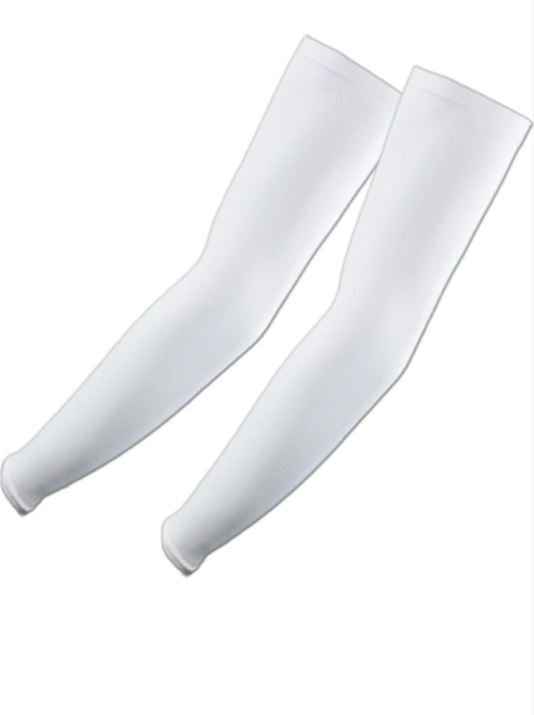 Pair of New ELIXIR GOLF Cool-Dry Sun Protective Arm Sleeves, White, SPF 50+ UV