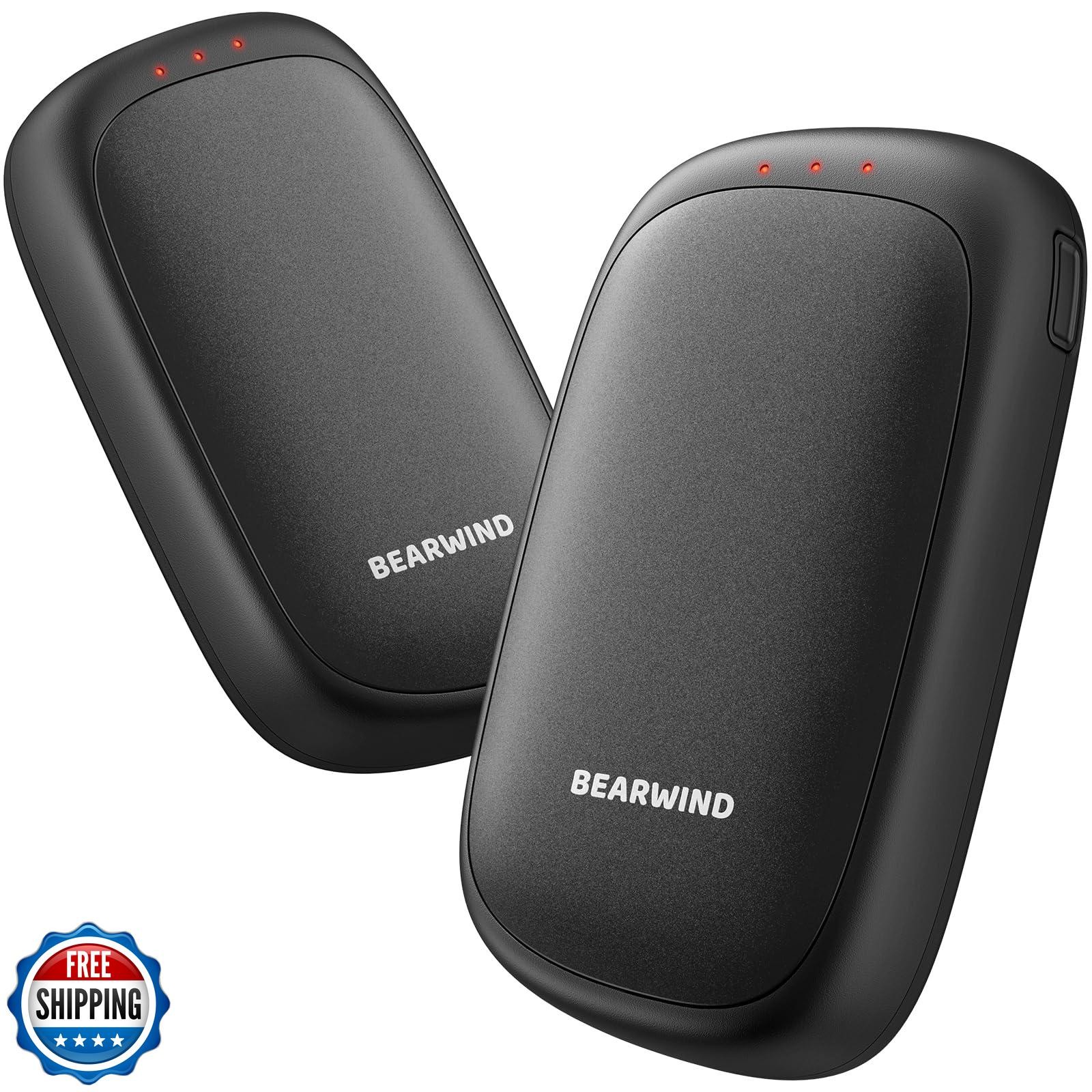 Bearwind Electric Hand Warmers Rechargeable - 2 Pack Magnetic Poc