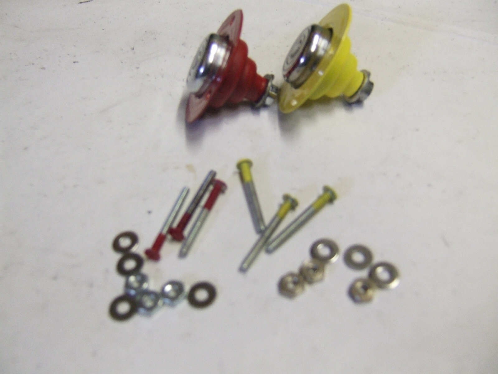 Bally bingo pinball  BUTTONS  TALL TYPE RED AND YELLOW