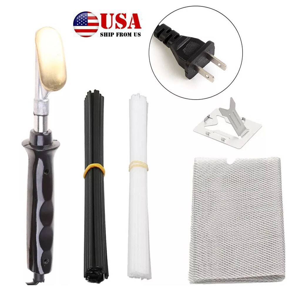 Hot Stapler Plastic Welding Iron Kit for Car Bumper Repair Tool 110V 50W