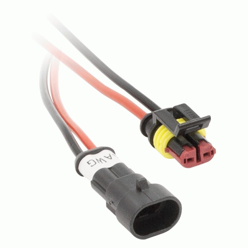 INSTALL BAY IBWTH12 / 12 GAUGE WATER RESISTANT POWER/SPEAKER CONNECTOR   **NEW**