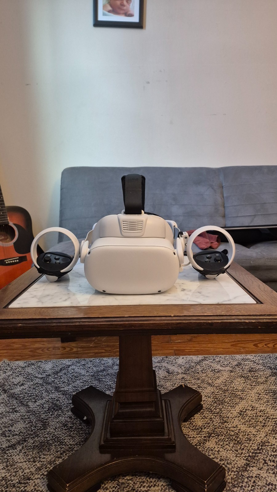 Meta Oculus Quest 2 256GB VR Headset with battery pack headstrap and grips