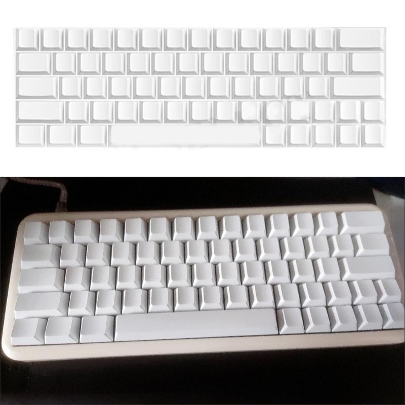 64Pieces PBT Blank Keycap Original Profile Gaming Keycap DIY Key Button Keycap