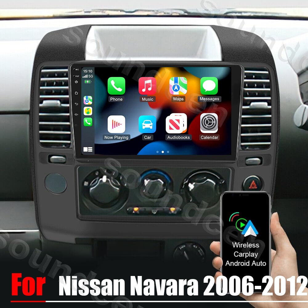 For Nissan Navara 2006-2012 Android 13 Radio Car Stereo Carplay WIFI GPS Navi FM