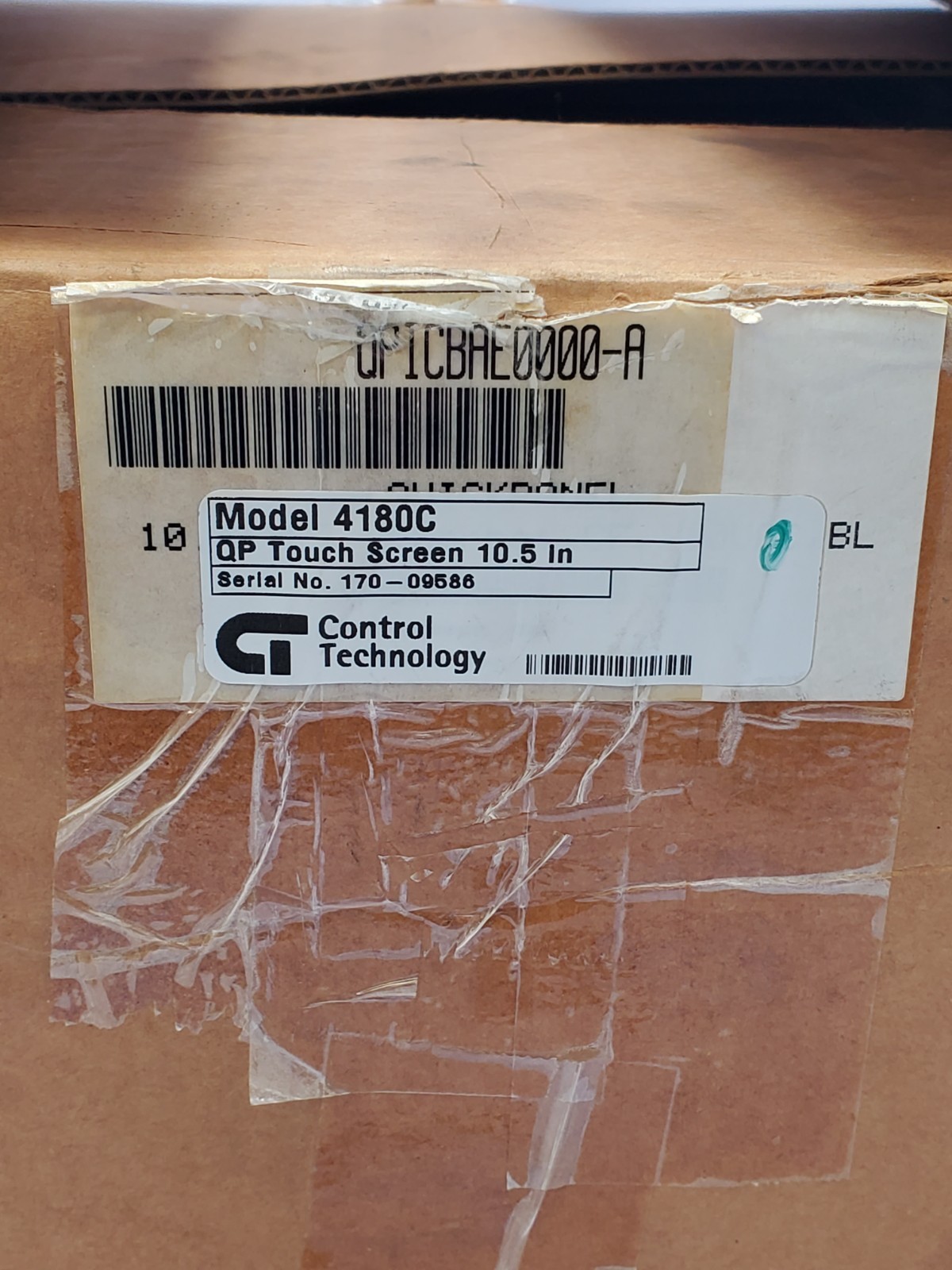 Control Technology 3180021-01 Quickpanel Operator Touch Panel 10.5" 240V 0.9A