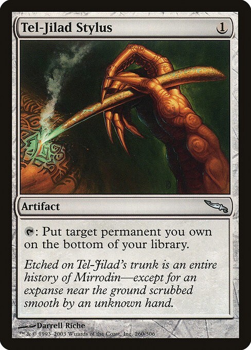 Tel-Jilad Stylus 1x MtG Mirrodin MRD SP/NM