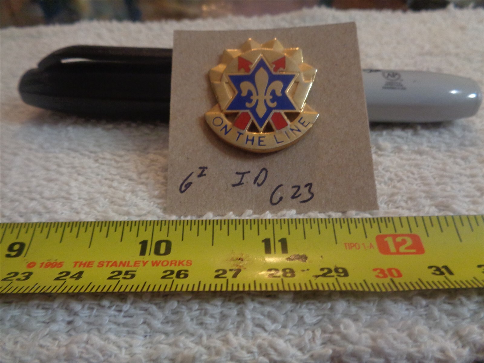 6th Infantry Division G23 Unit Crest, DI, DUI (DRAW#X1)