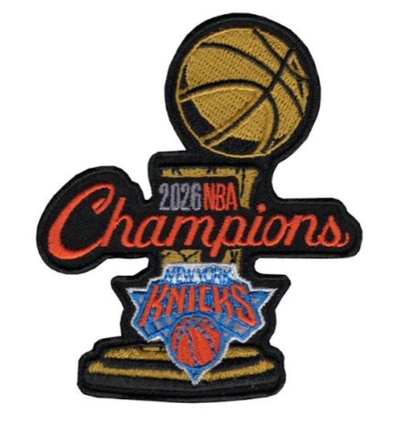 2026 NBA Finals Champs New York Knicks Jersey Patch  Iron On 3.5 inch