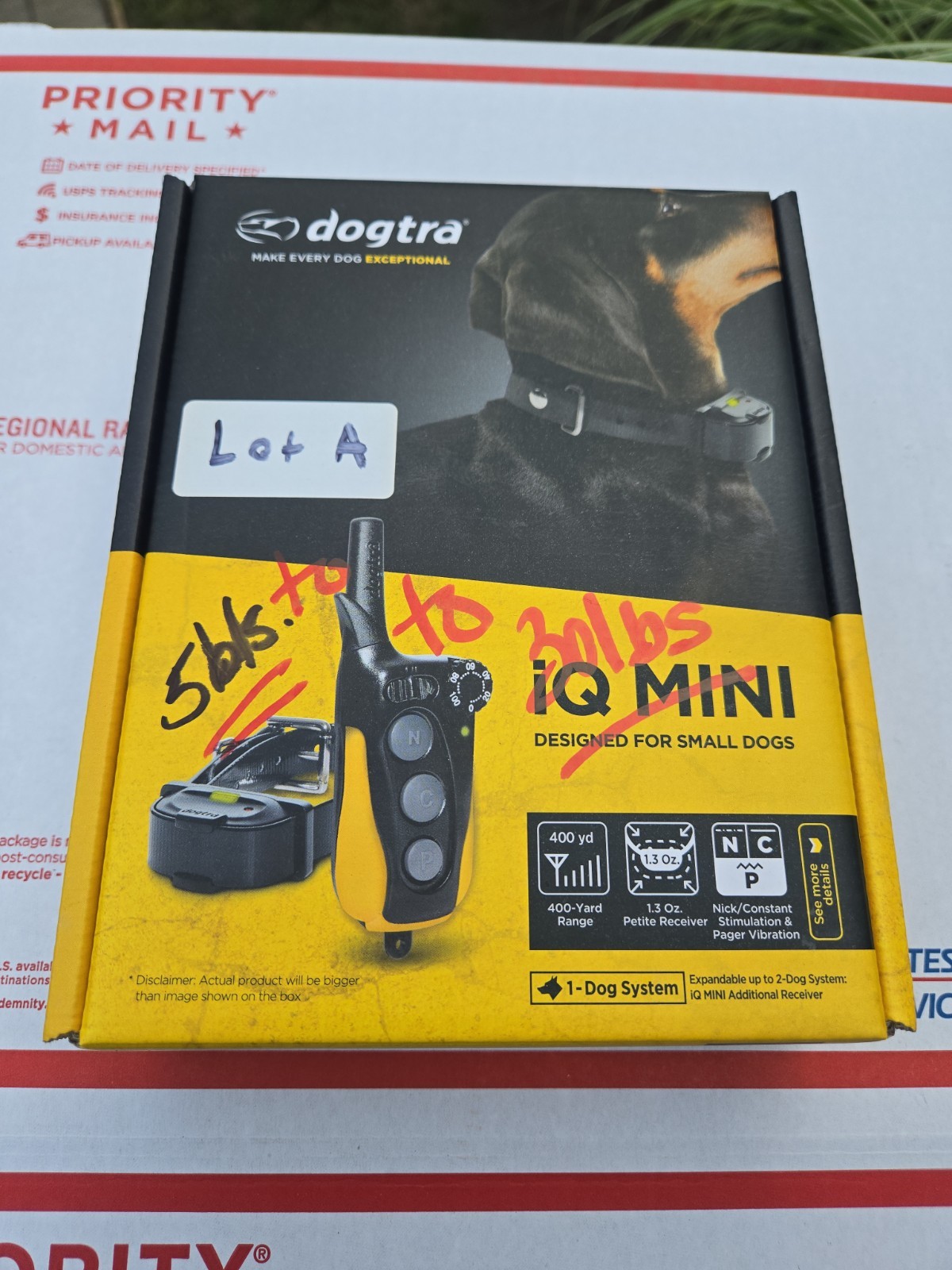 Dogtra iQ Mini Remote Dog Training Collar, Lot A, READ