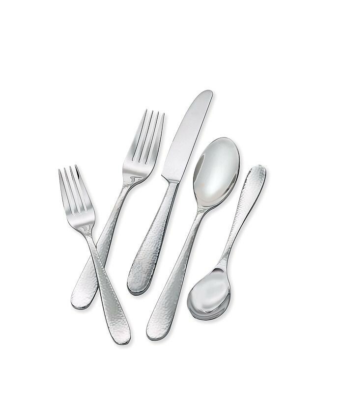 HAMPTON FORGE LTD MARGUERITE HAMMERED 112PC SET…