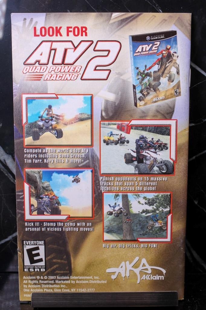 NO GAME- Dakar 2 Rally MANUAL ONLY! Nintendo GAMECUBE