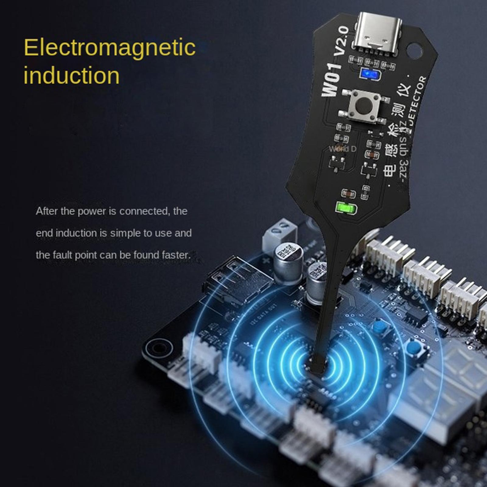 Circuit Board Inductor Tester Inductor Detector Tool Diagnostic Device