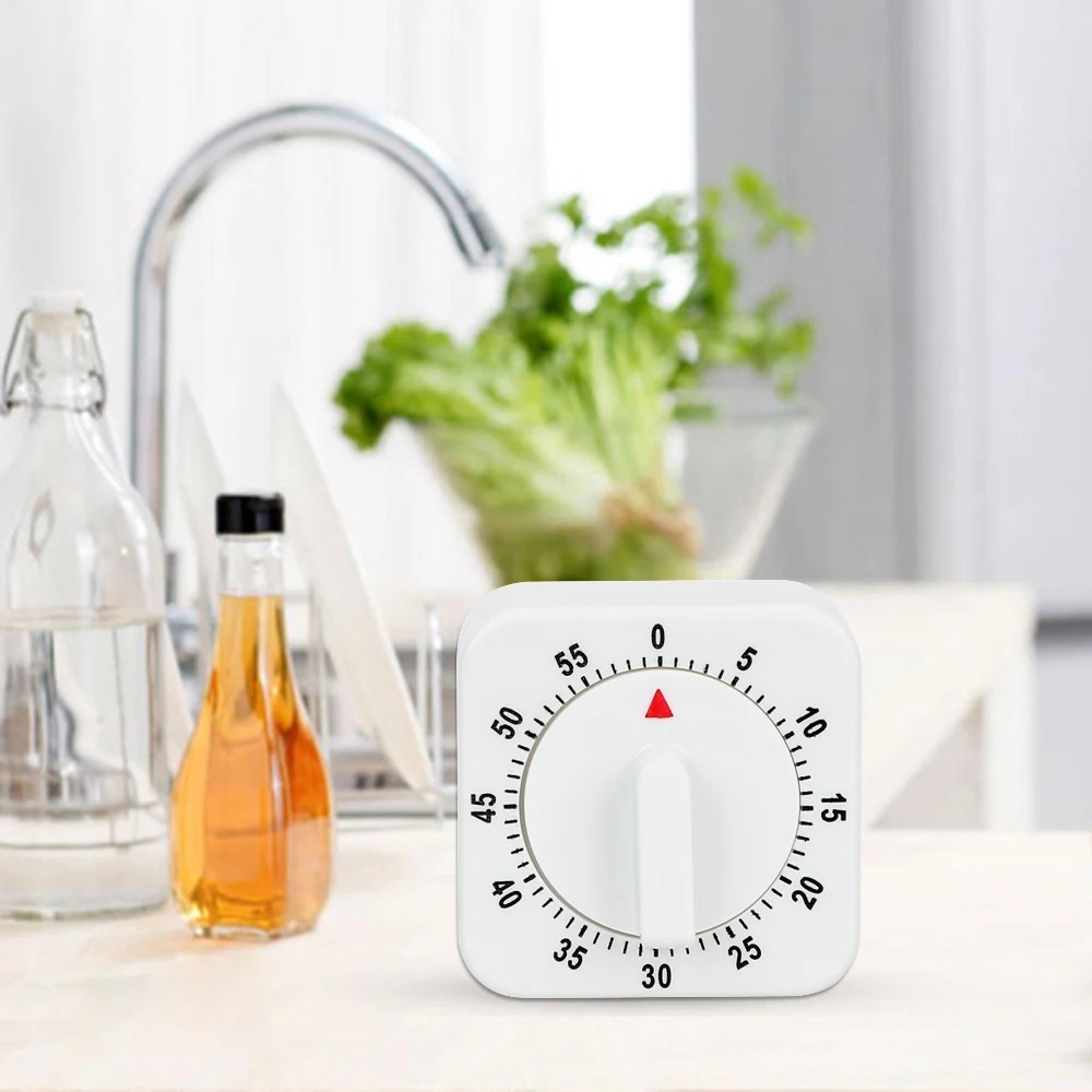 Mechanical Kitchen Timer 60Minute Click Alarm Egg Timer For Cooking Baking Study