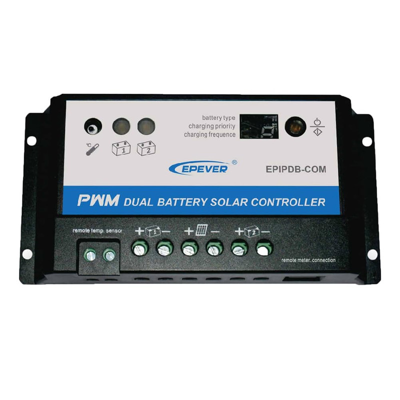 Epever Epipdb-Com Series Dual Battery Solar Charge Controller 20A 12V/24V Auto