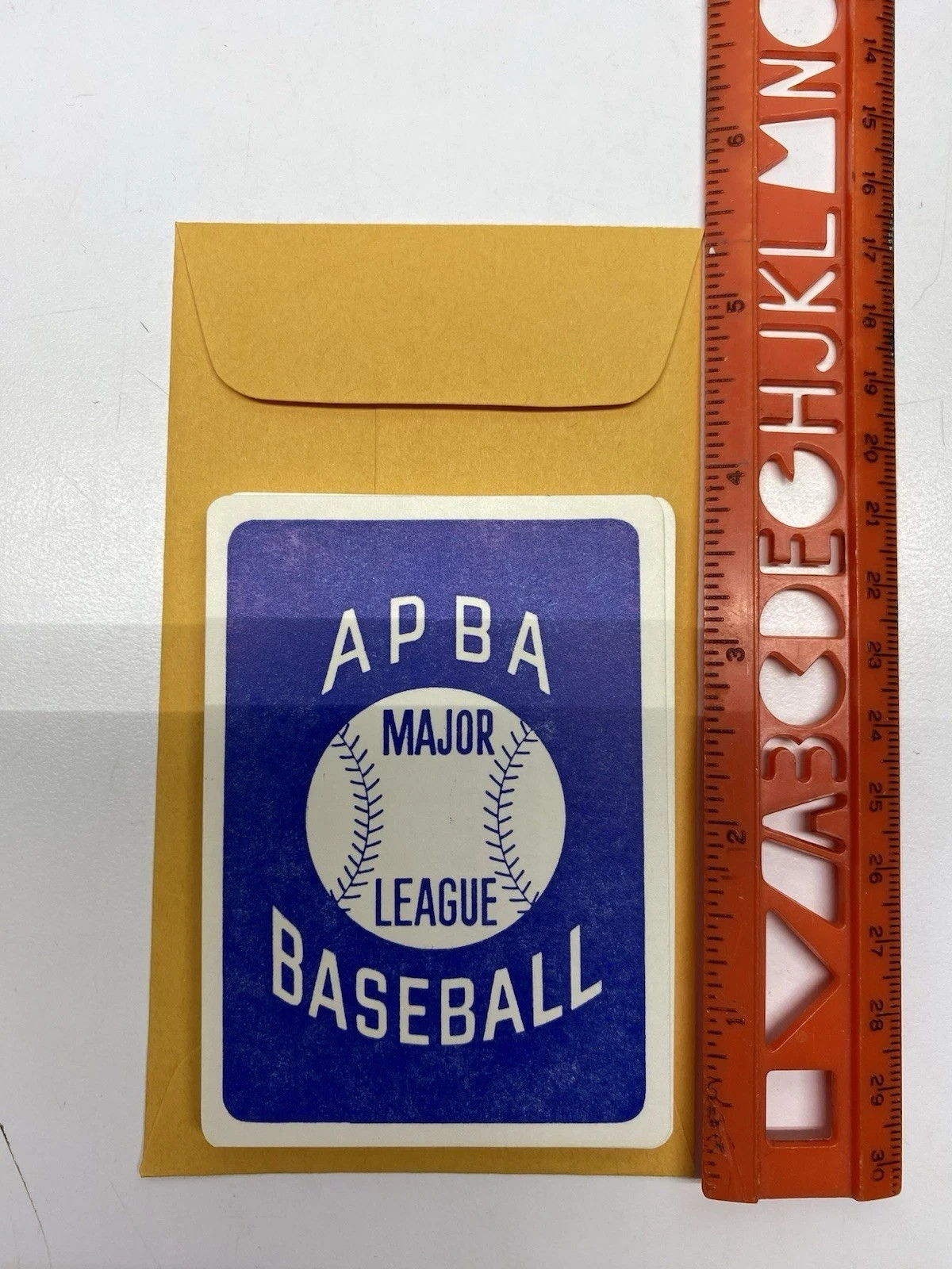 1959 APBA Baseball Printed Storage Envelopes with Stats and Logo.
