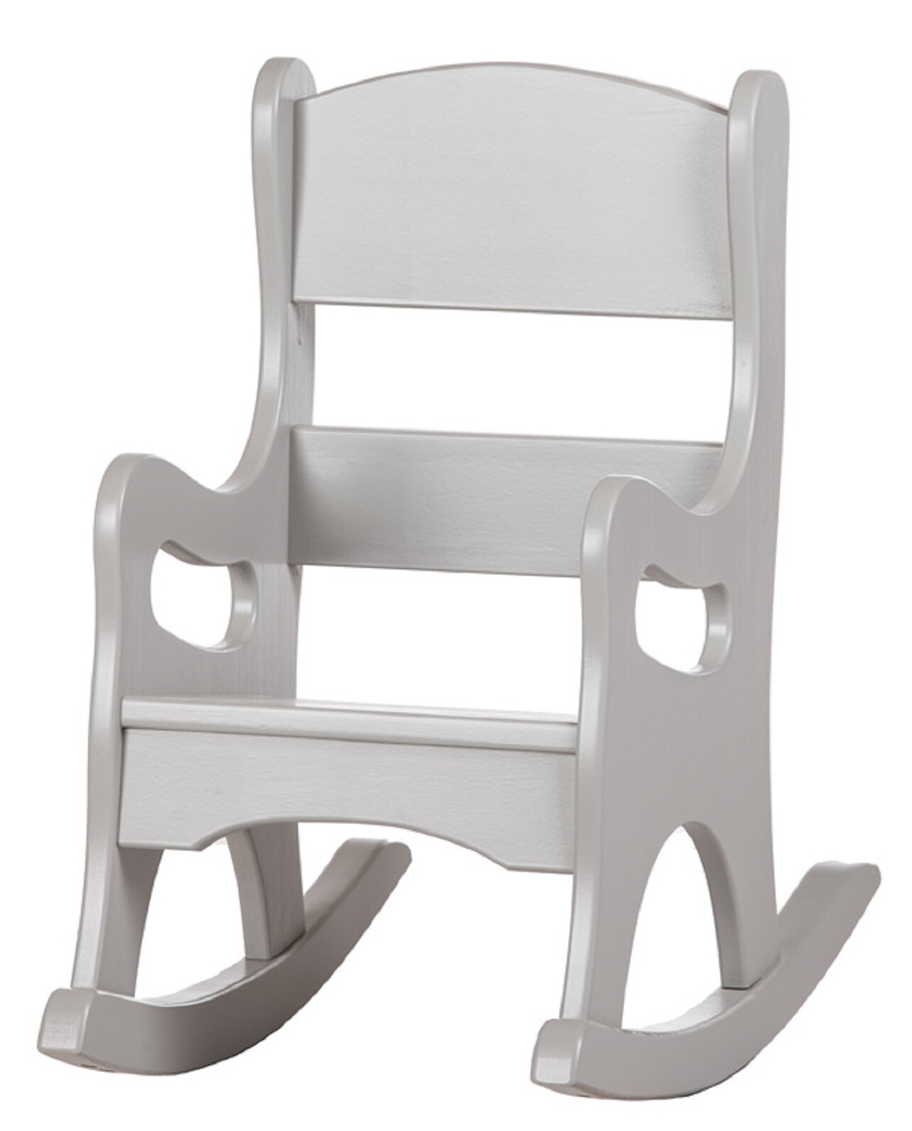CHILDREN'S GRAY ROCKING CHAIR - Amish Handmade Wood Child Toddler Youth USA MADE
