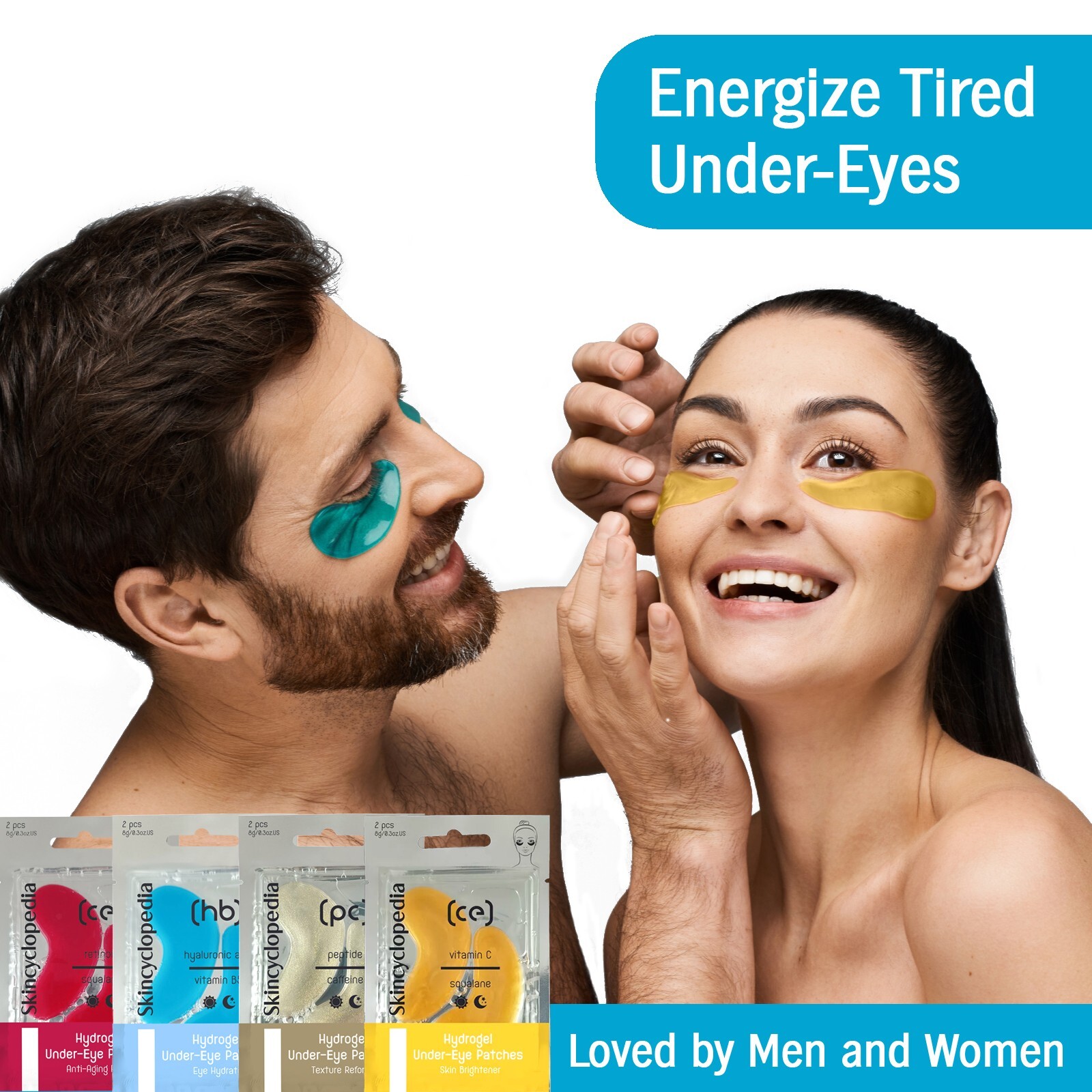 Skincyclopedia Caffeine & Matrixyl Eye Cream + Hydrogel Eye Pads - Dark Cricles