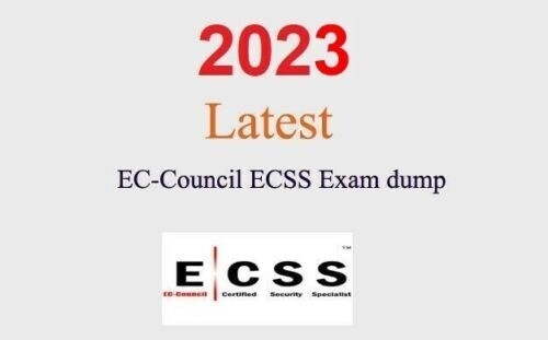 ECCouncil ECSS dump GUARANTEED (1 month update)