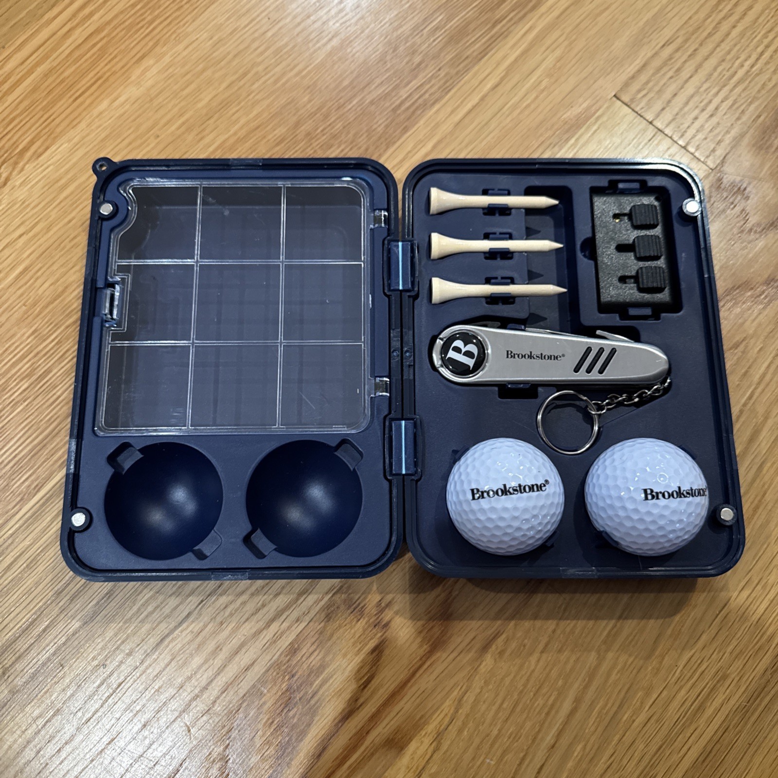 Brookstone Golfer's Multi-Tool 6 Tools With Case, Balls & Tees Fathers Day Gift